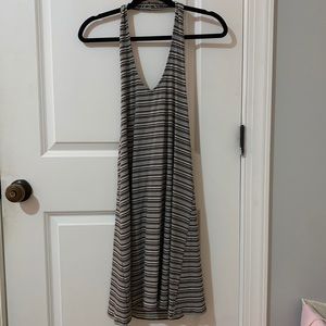 American Eagle striped Halter dress
